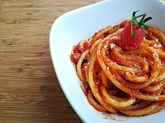 Photo : L'amatriciana sans erreur : recette STG d'Amatrice étape par étape