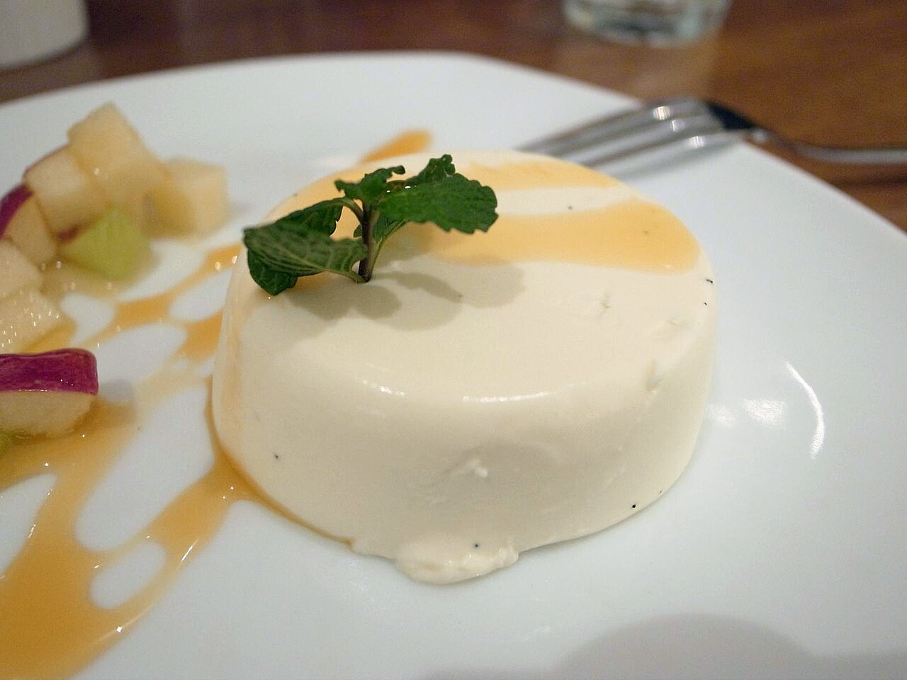 Photo : la vraie panna cotta piémontaise