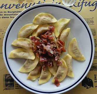Casunziei — format de pâtes italiennes
