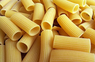 Rigatoni — format de pâtes italiennes