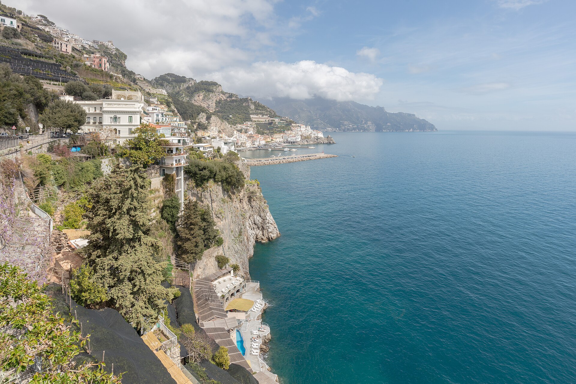 Campanie — paysage et cuisine